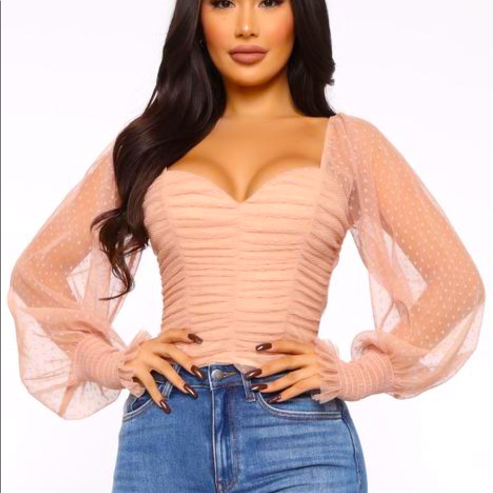 Kipping it Cute pink long sleeve top